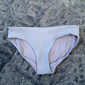 Lululemon Blue Ribbed Swim Bikini Bathing Suit Bottoms